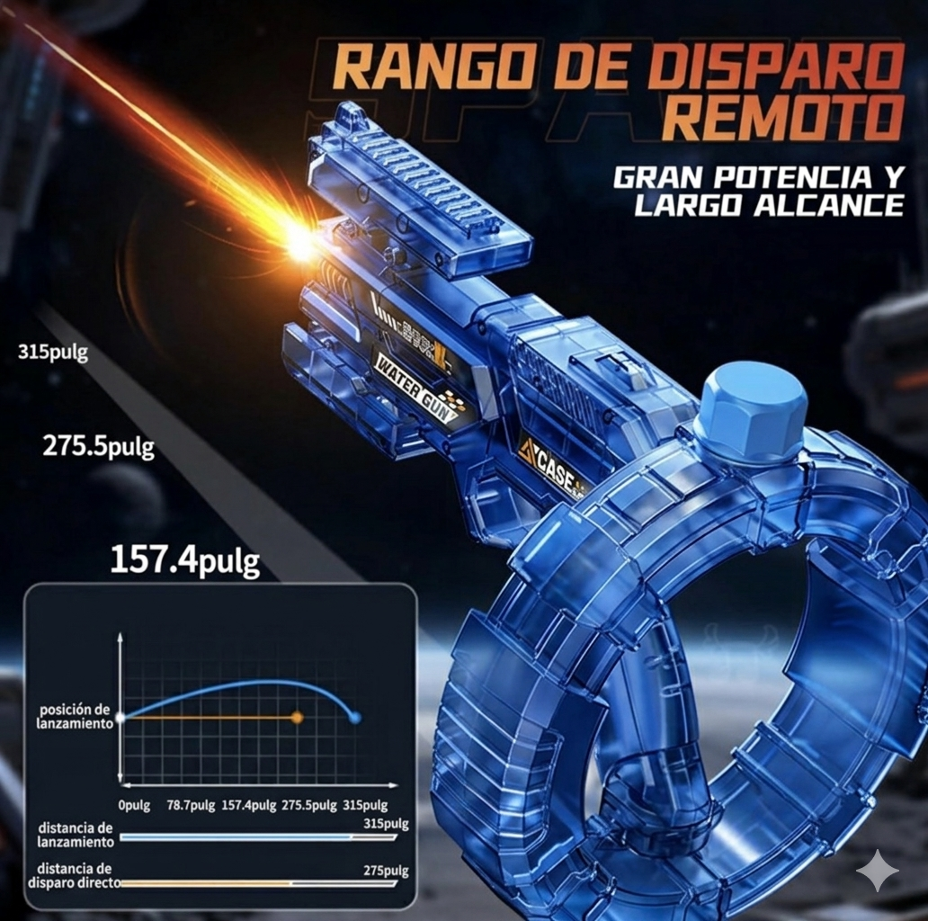 PISTOLA DE AGUA AQUAVERSE